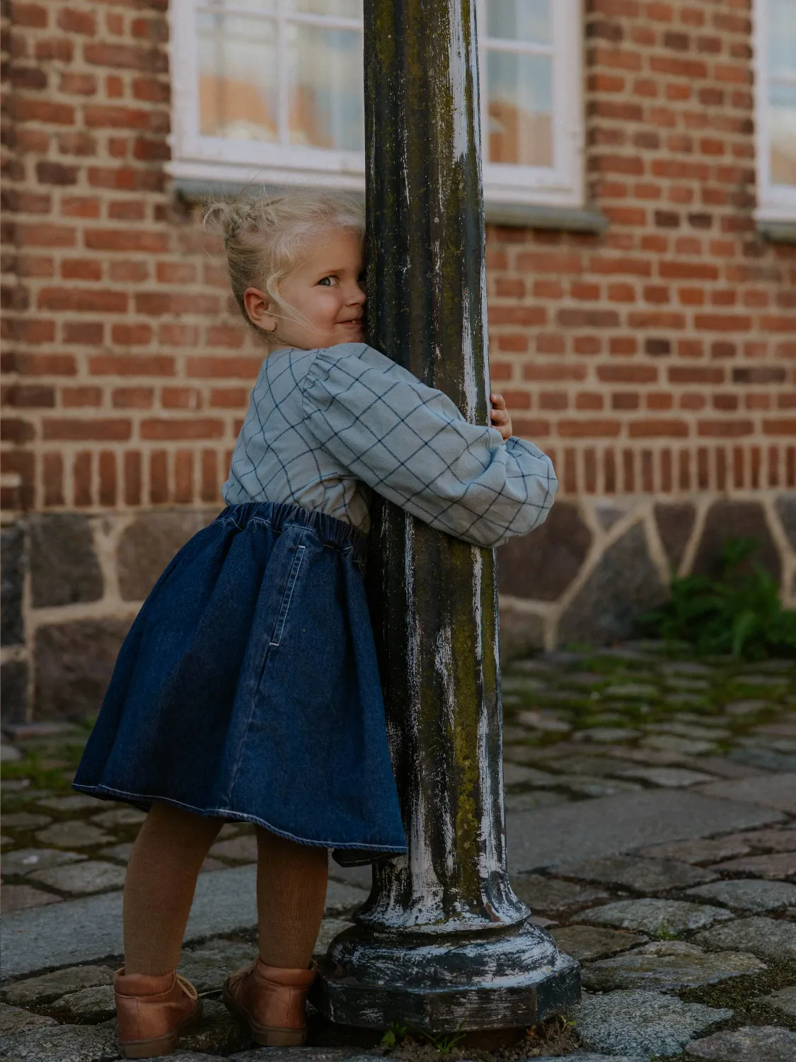 FLIINK DON DENIM SKJØRT - DENIM BLÅ