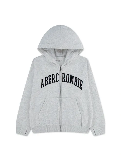 Hovedbilde ABERCROMBIE LOGO FULL ZIP HETTEJAKKE