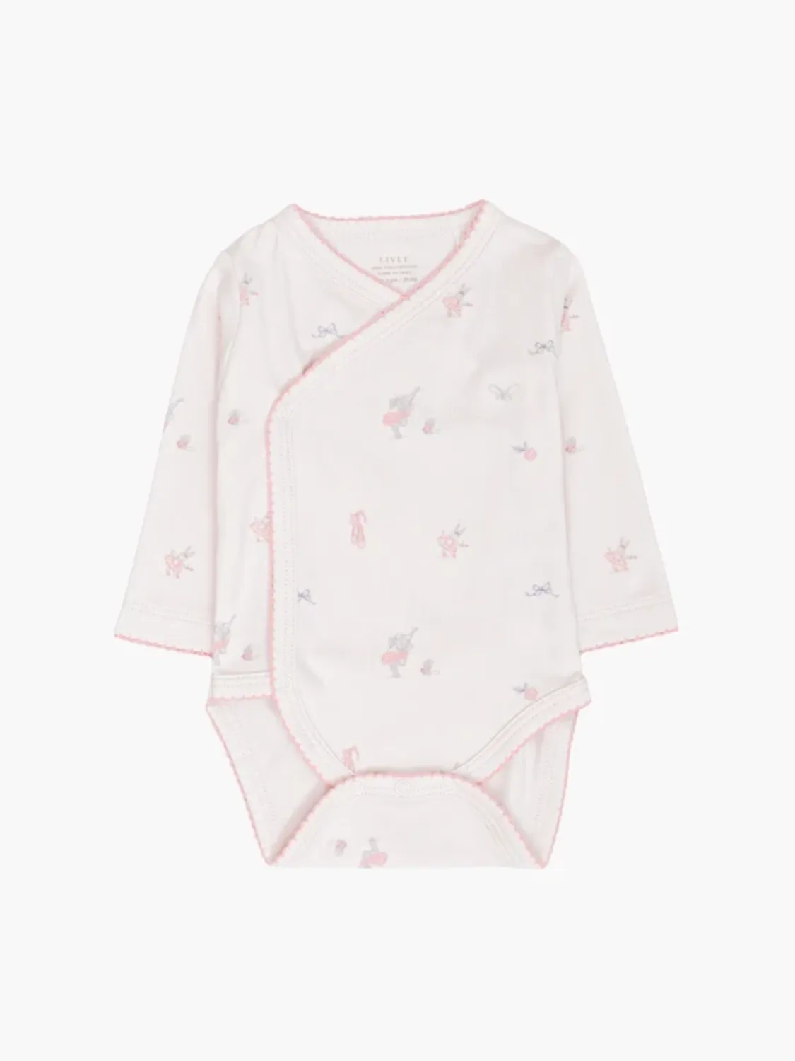 LIVLY BALLERINA OMSLAGSBODY - ROSA