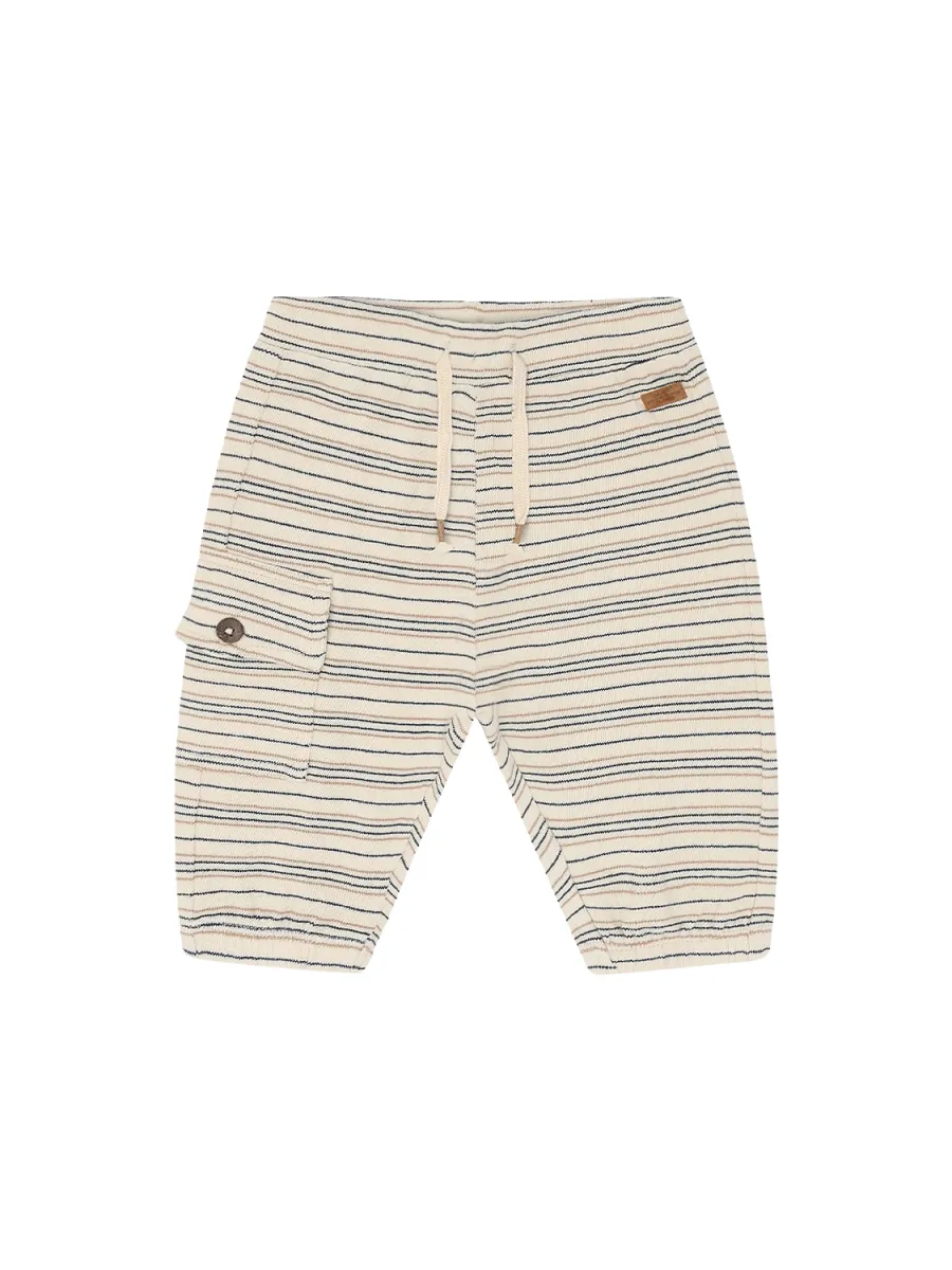 HUST & CLAIRE GUS FINE STRIPED STRIKKET BUKSE