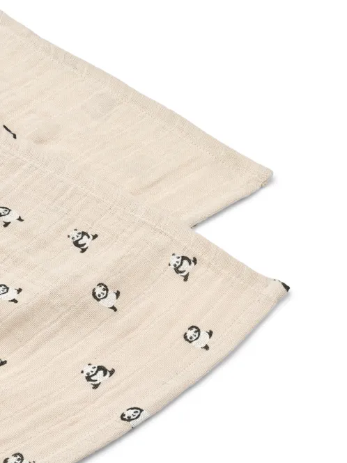 Hovedbilde LIEWOOD LEWIS MUSLINKLUT 2PK - MINI PANDA/SANDY ...